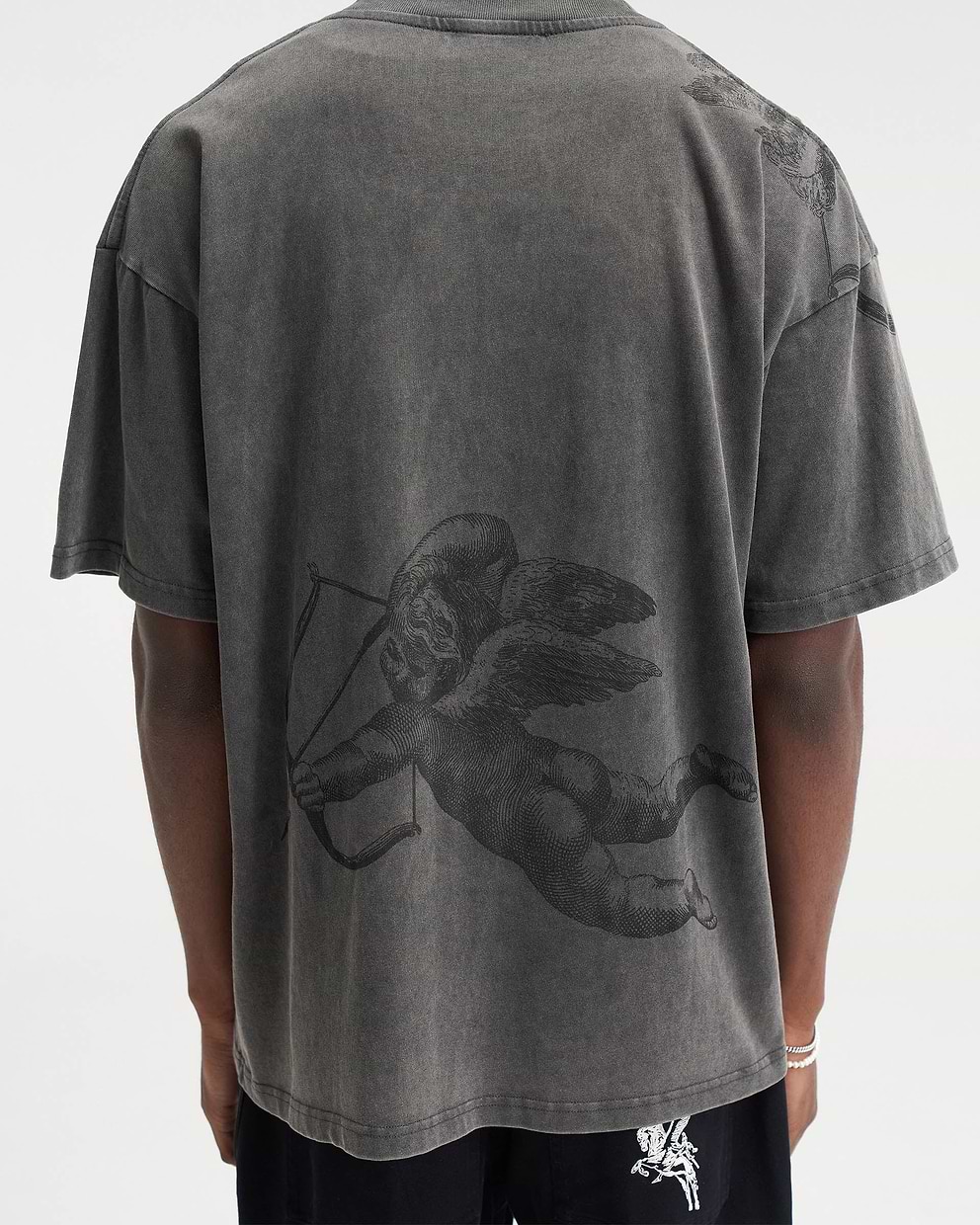 Cherub All Over T-Shirt - Vintage Grey